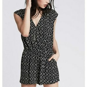 Banana Republic Black and White Romper